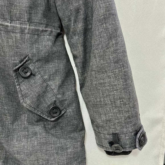 EUC Women's Aritzia Community Paradigm Down Parka Gray Hooded Coat, Size M - Picture 3 of 14